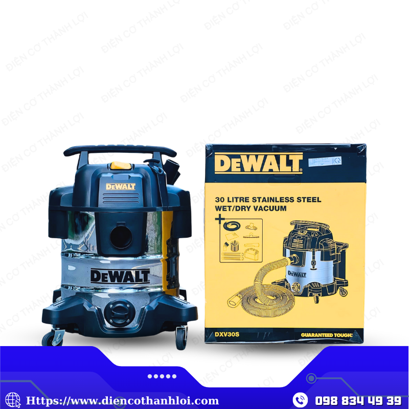 MÁY HÚT BỤI 3 CHỨC NĂNG DEWALT DXV30S