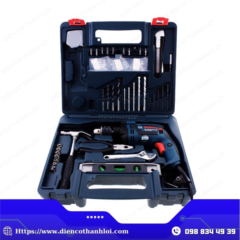 MÁY KHOAN ĐỘNG LỰC BOSCH GSB 13RE ( VALY PHỤ KIỆN )