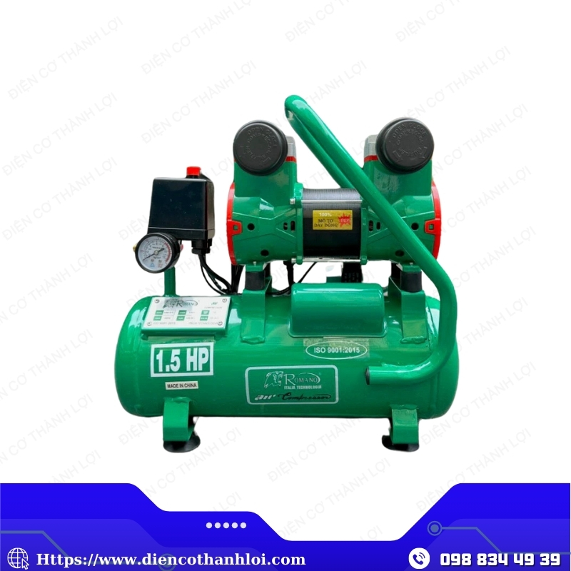 MÁY NÉN KHÍ KHÔNG DẦU ROMANO ROMA 15-12