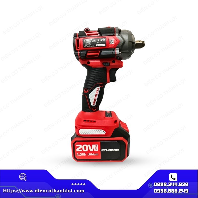 MÁY SIẾT BU LÔNG PIN SFUNPRO SFD20500L